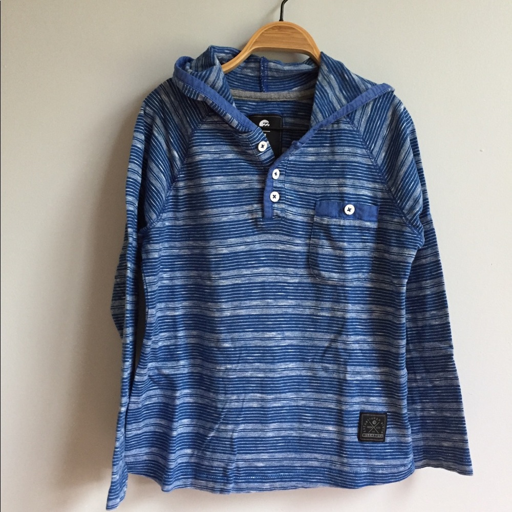 Billabong Blue Lightweight Hoodie Pullover